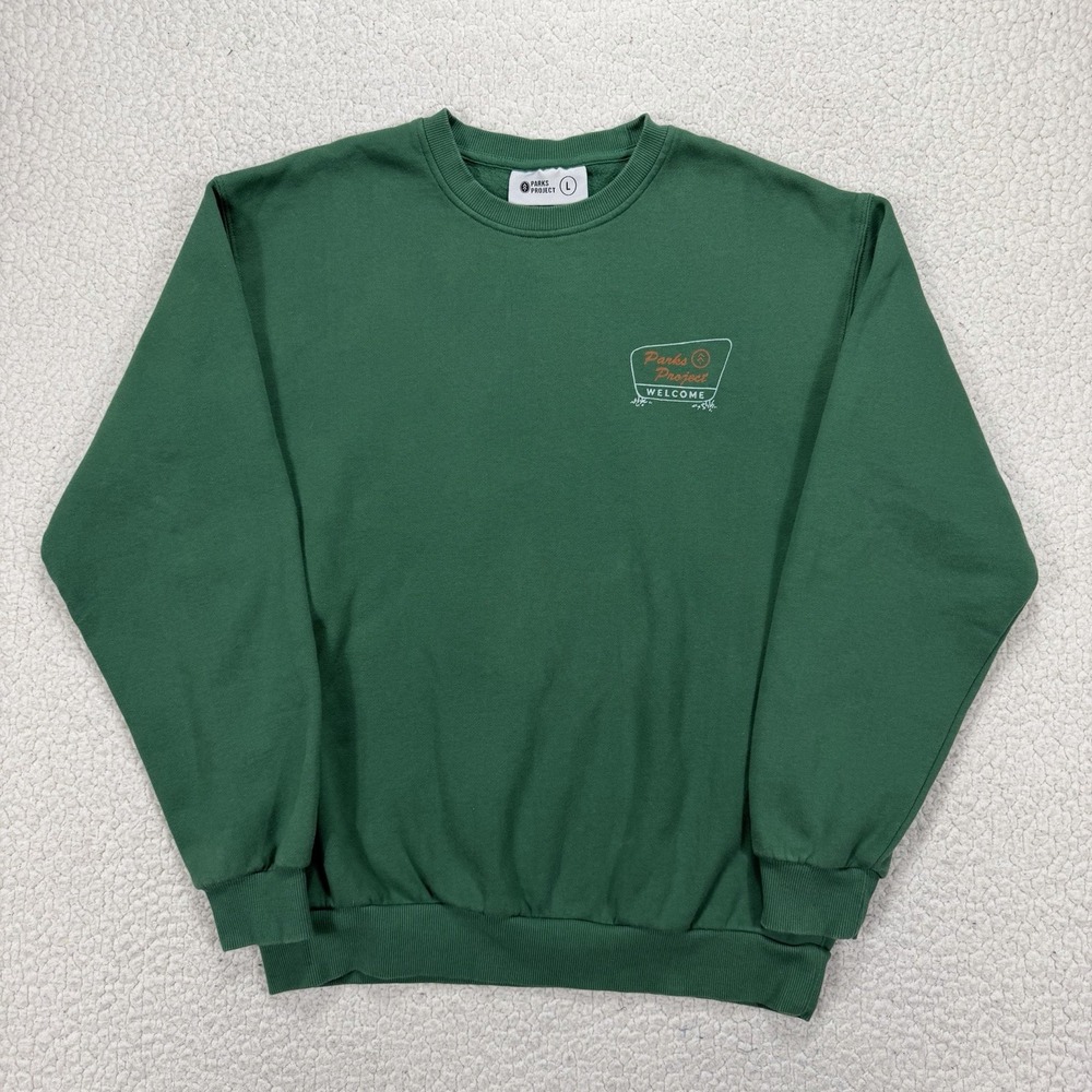 Parks Project Sweatshirt Men's L National Park Graphic Camping Outdoors Gorpcore